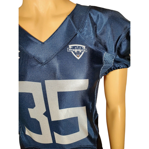 Semi Pro Football Seattle Bombers Used Jersey #35 Size Medium EUC - Picture 4 of 5